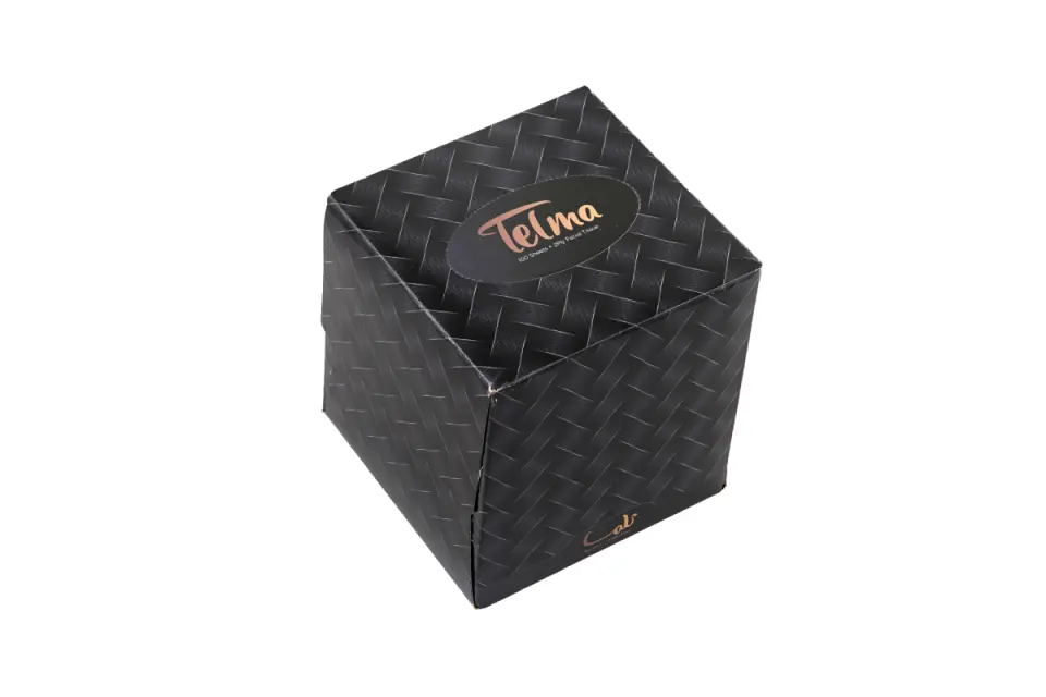 دستمال کاغذی 200 برگ جعبه ای کوکتل تلما(100برگ دو لایه)