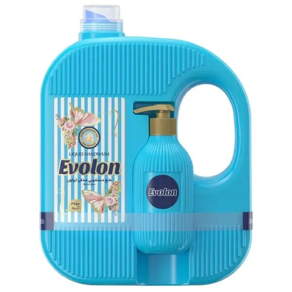 مایع دستشویی صدفی آبی ایولون سری آبستره (حجم 3650 گرم)